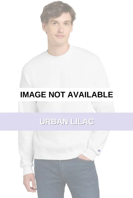 S600 Champion Logo Double Dry Crewneck Pullover sw Urban Lilac