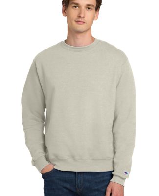 S600 Champion Logo Double Dry Crewneck Pullover sw in Sand