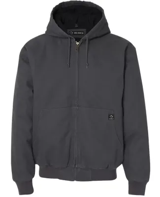 5020T DRI DUCK - Hooded Cloth Jacket with Tricot Q Charcoal