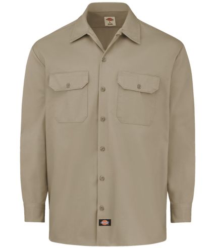 Dickies Workwear 5549 Men's Heavyweight Cotton Lon in Military khaki