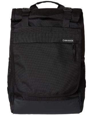 DRI DUCK 1410DD Roll Top Backpack in Black/ black