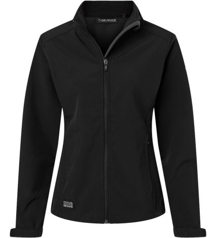 DRI DUCK 9416 Women's Motion Soft Shell Jacket in Black