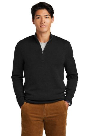 Brooks Brothers BB18412  Washable Merino Birdseye  in Deepblack