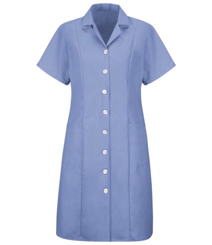 Red Kap DP23 Women's Short Sleeve Dress in Light blue