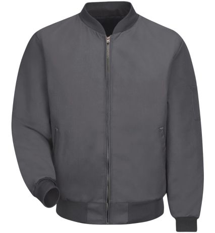 Red Kap JT38 Men's Solid Team Jacket in Charcoal