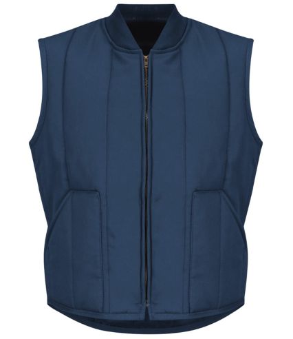 Red Kap VT22 Men's Quilted Vest in Navy