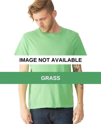 Alternative Apparel 1075 Men’s Destroyed T-Shirt Grass