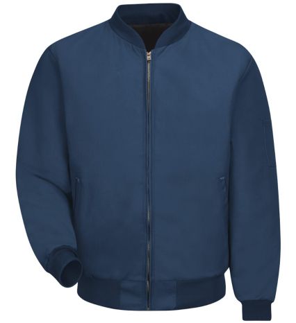 Red Kap JT38T Men's Tall Solid Team Jacket in Navy