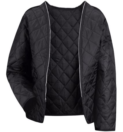 Red Kap LN30T Unisex Tall Zip-In/Zip-Out Liner in Black