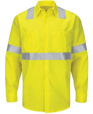 Red Kap SY14T Men's Tall Enhanced & Hi-Visibility  in Hv-fluorescent yellow/ green