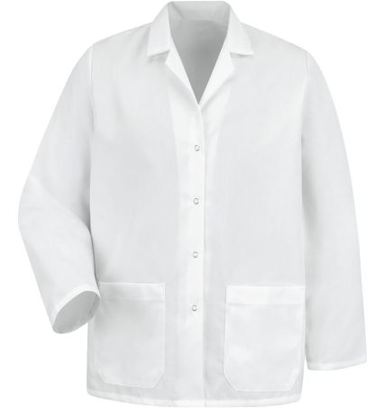 Red Kap KP17 Women's Specialized Lapel Counter Coa in White