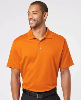 A130 adidas Golf Men’s ClimaLite® Piqué Short- Bright Orange/ White