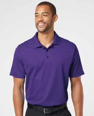 A130 adidas Golf Men’s ClimaLite® Piqué Short- Collegiate Purple/ White