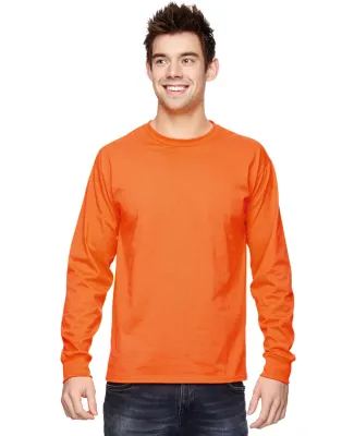 4930 Fruit of the Loom® Heavy Cotton HD Long Slee Safety Orange