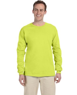 4930 Fruit of the Loom® Heavy Cotton HD Long Slee Safety Green