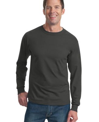 4930 Fruit of the Loom® Heavy Cotton HD Long Slee Charcoal Grey