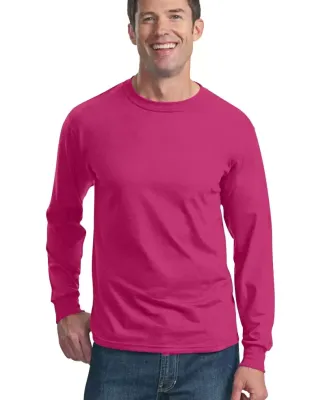 4930 Fruit of the Loom® Heavy Cotton HD Long Slee Cyber Pink