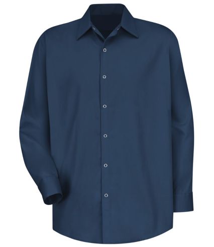 Red Kap SC16 Men's Long Sleeve Specialized Cotton  in Navy