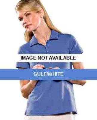 A89 adidas Golf Ladies’ ClimaLite® Tour Jersey  Gulf/White