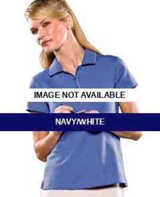 A89 adidas Golf Ladies’ ClimaLite® Tour Jersey  Navy/White