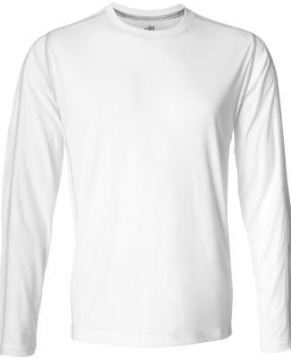 M3021 All Sport Long Sleeve Edge Tee White/ Grey