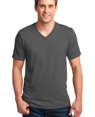 982 ANVIL NEW SOFT SPUN FASHION FIT V-NECK TEE in Charcoal