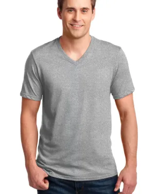 982 ANVIL NEW SOFT SPUN FASHION FIT V-NECK TEE in Heather grey