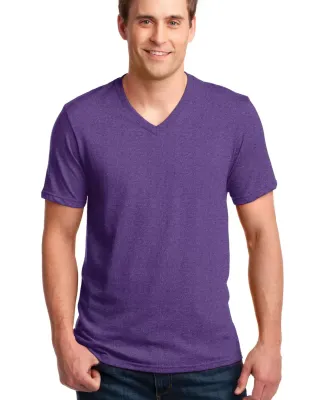 982 ANVIL NEW SOFT SPUN FASHION FIT V-NECK TEE in Heather purple