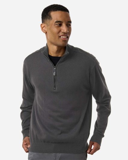 Devon and Jones DG446 Men's New Classic Quarter-Zi in Graphite