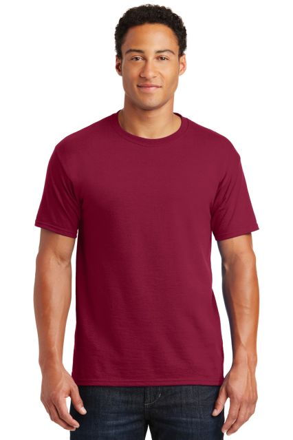 Jerzees 29M Unisex Dri-Power® 50/50 T-Shirt in Cardinal