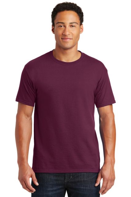 Jerzees 29M Unisex Dri-Power® 50/50 T-Shirt in Maroon