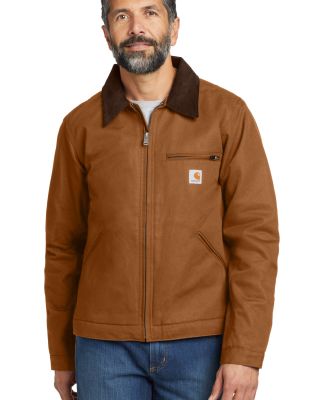 CARHARTT 103828 Carhartt Tall Duck Detroit Jacket in Carhartt brown
