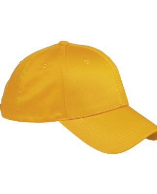 BX020 Big Accessories 6-Panel Structured Twill Cap in Athletic gold