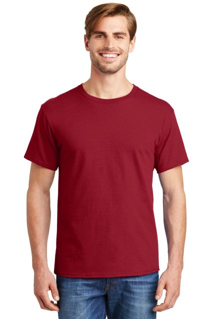 Hanes 5280 Essential-T T-Shirt in Deep red