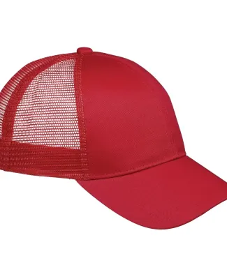 BX019 Big Accessories 6-Panel Structured Trucker C RED