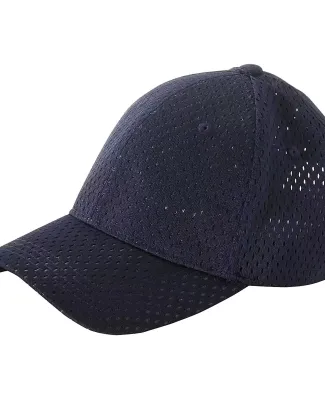 BX017 Big Accessories 6-Panel Structured Mesh Base NAVY