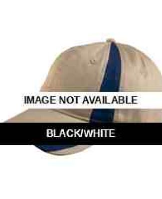 BA508 Big Accessories Colorblock Sport Cap Black/White