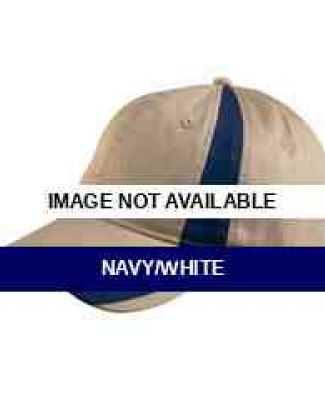 BA508 Big Accessories Colorblock Sport Cap Navy/White