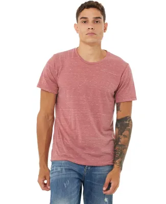 BELLA+CANVAS 3650 Mens Poly-Cotton T-Shirt in Mauve marble