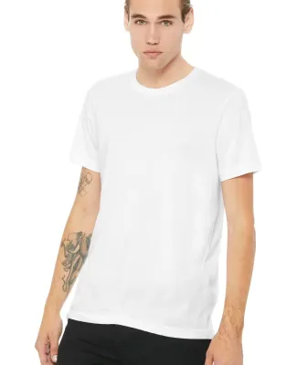 BELLA+CANVAS 3650 Mens Poly-Cotton T-Shirt in White