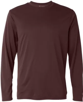CW26 Champion Logo Performance Long-Sleeve T-Shirt Maroon
