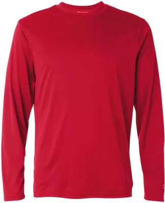 CW26 Champion Logo Performance Long-Sleeve T-Shirt Scarlet