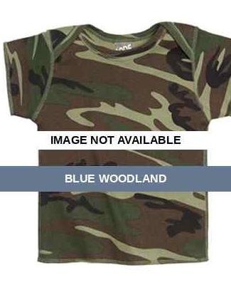 4404 Code V Infant Baby Rib Camouflage Lap Shoulde Blue Woodland