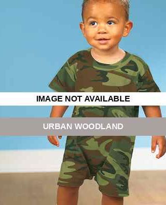 4415 Code V Infant Camouflage T-Romper Urban Woodland