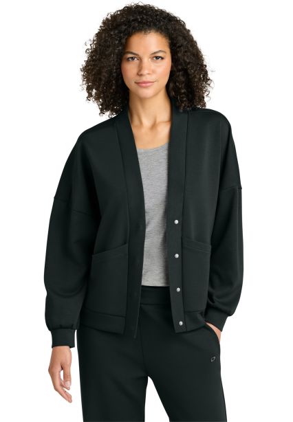 Ogio LOG862 OGIO Women's Transcend Cardigan in Blacktop