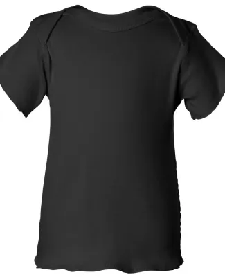 3400 Rabbit Skins® Infant Lap Shoulder T-shirt BLACK