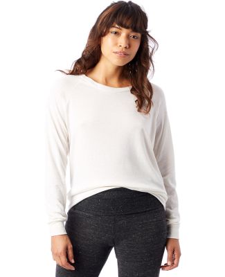 Alternative Apparel 1990e1 Ladies Eco Oversized Sw in Eco ivory