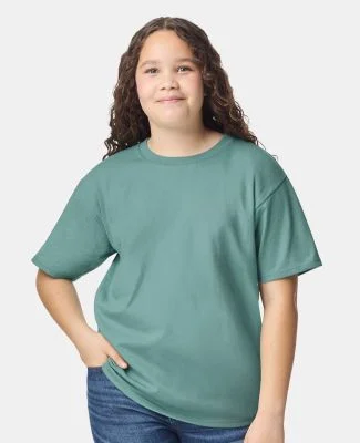 Gildan 5000B Youth Heavy Cotton Plain T shirt Bulk in Aquatic