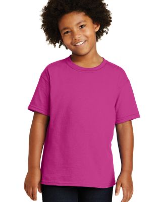 Gildan 5000B Youth Heavy Cotton Plain T shirt Bulk in Heliconia