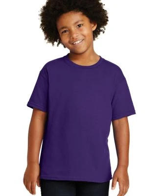 Gildan 5000B Youth Heavy Cotton Plain T shirt Bulk in Purple